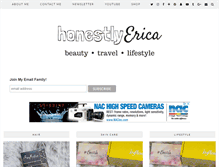 Tablet Screenshot of honestlyerica.com